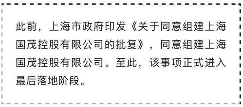 上海市政府批準(zhǔn)設(shè)立新國(guó)企，注冊(cè)資本130億元聚焦貿(mào)易經(jīng)紀(jì)